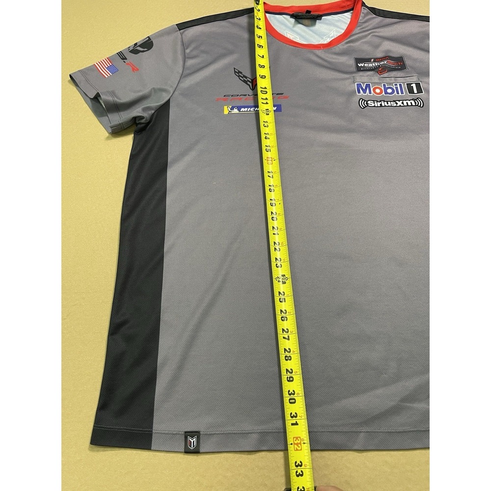 Men's Corvette Racing Chevrolet Shirt Jersey Size 3X Short Sleeve Graphic Shirt - Picture 8 of 13